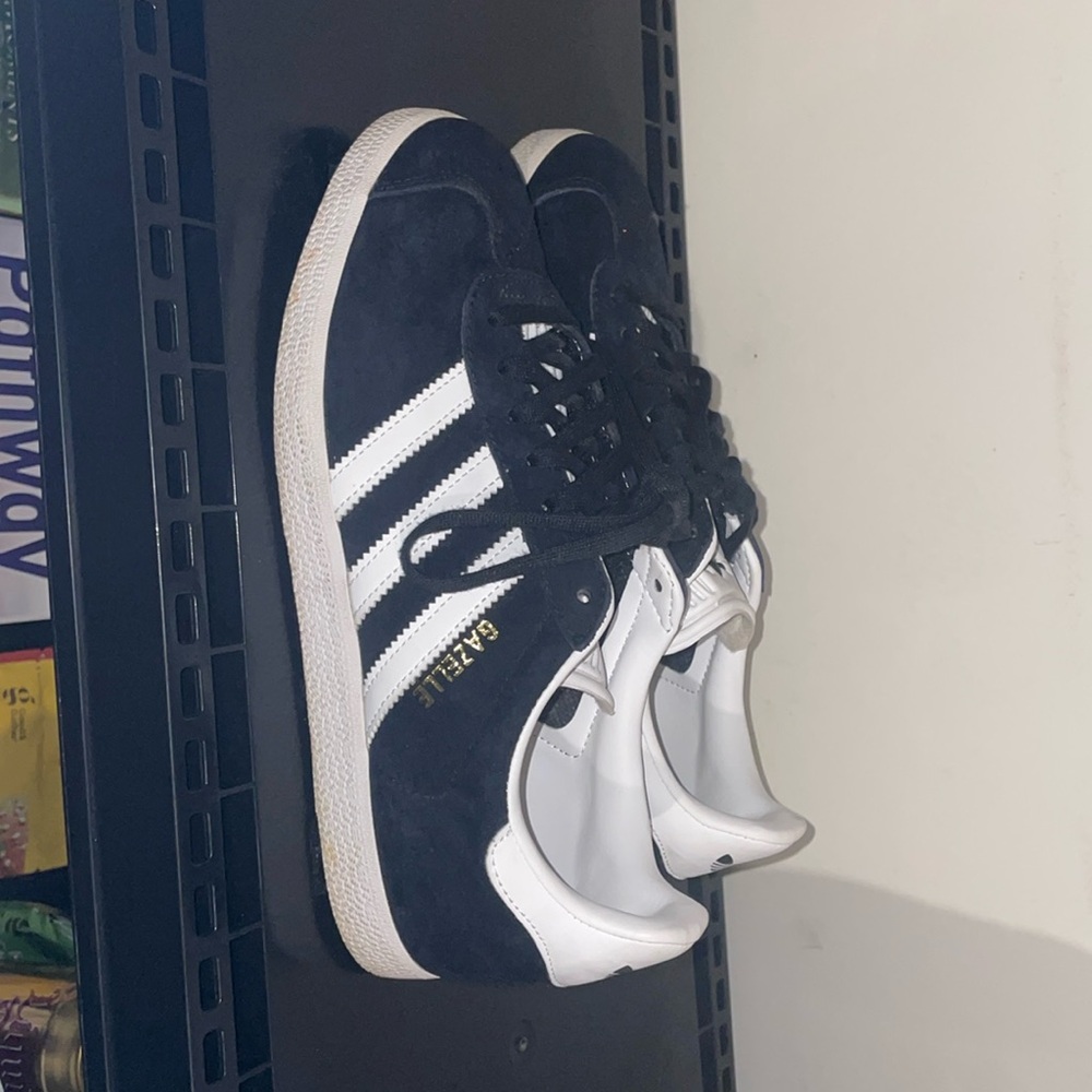 Adidas Gazelle Black & White Sneakers